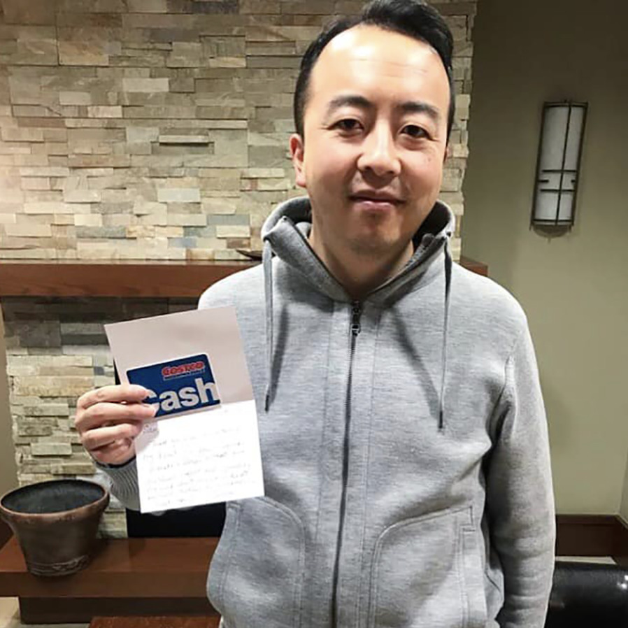 Gift Card Winner